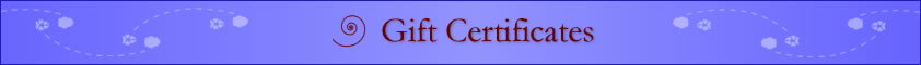 Gift Certificates